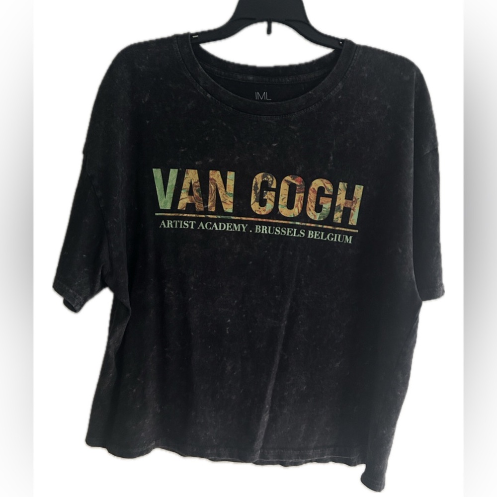 Van Gogh T-Shirt Women’s XL IML Isaac Morris Art Sunflower Painting S/S